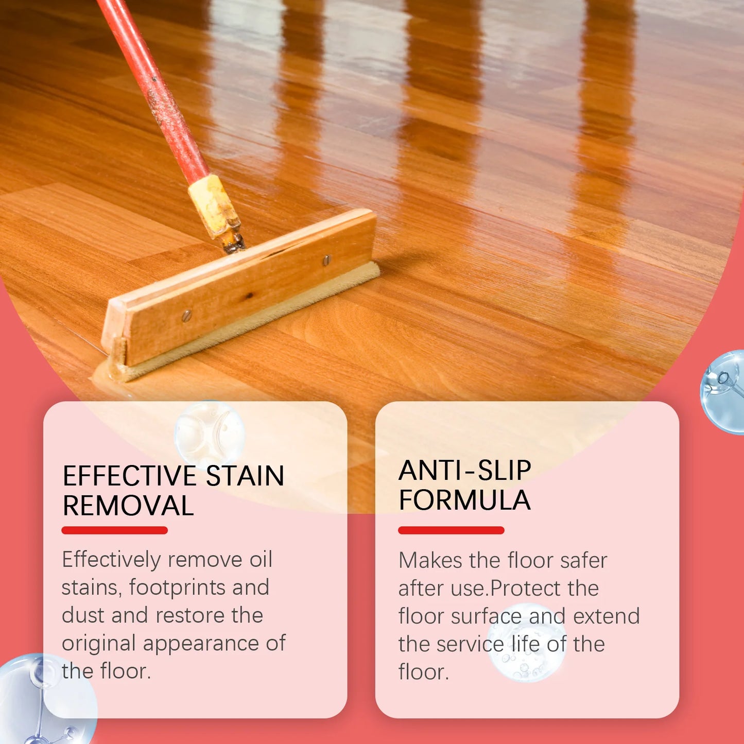Jakehoe Wood Floor Polish & Cleaner 100ml | Quick-Dry