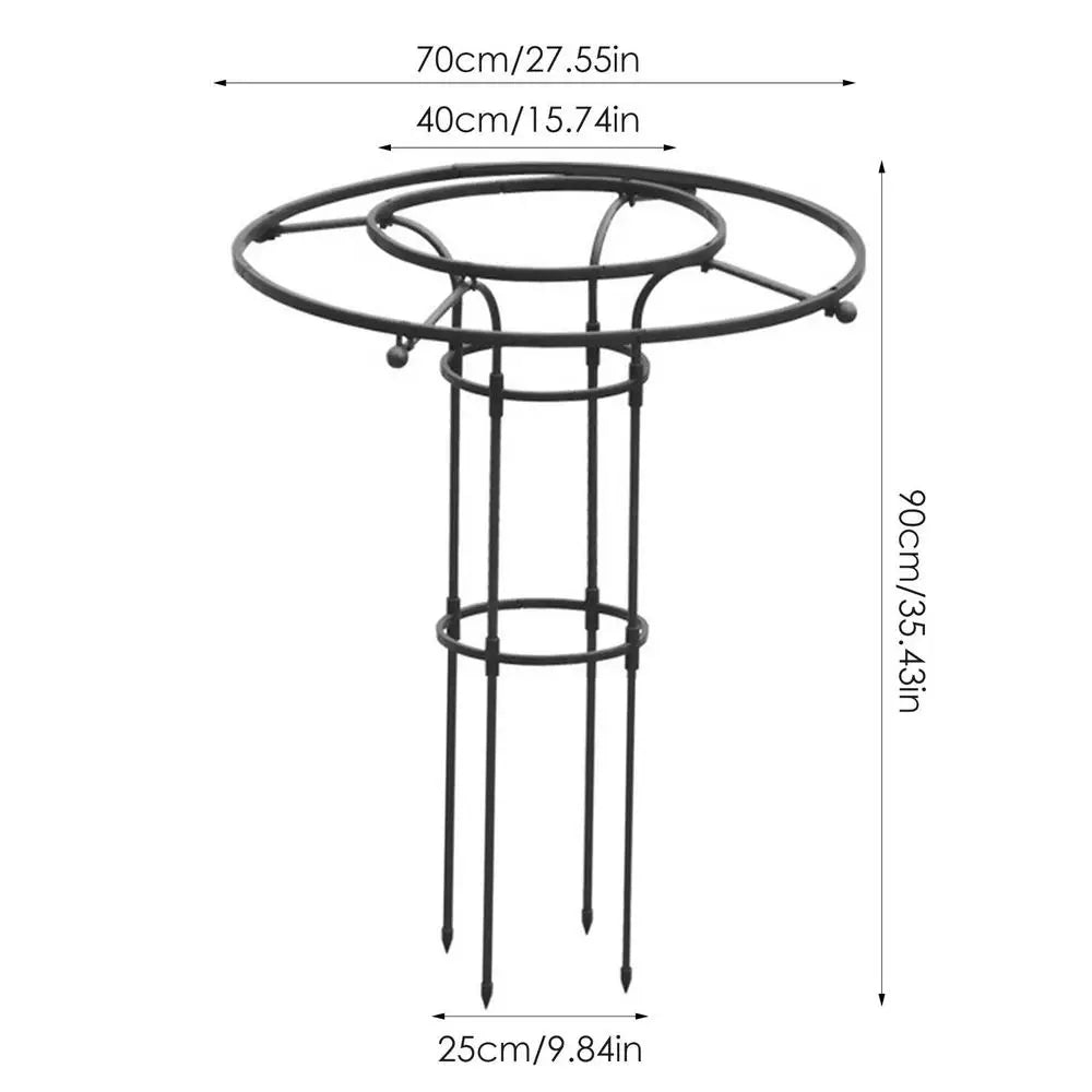Garden Umbrella Tower Trellis for Climbing Plants | PP Steel