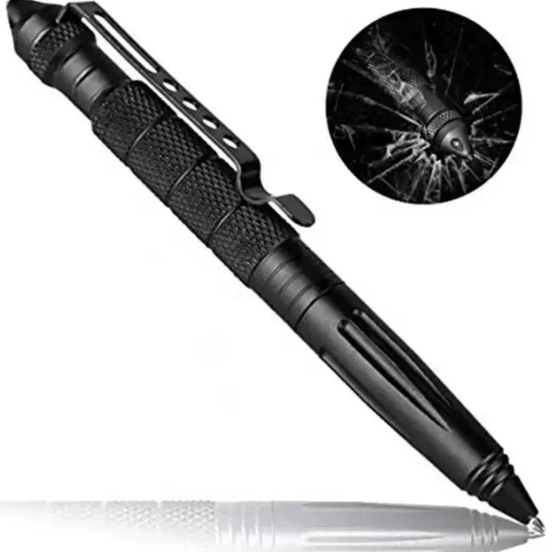 Self-defense Tungsten Steel Head Tactical Pen Window-breaking Chisel Signature Pen Defense Multi-purpose Window-breaking Tool Peaceful Pleasures Health and Wellness