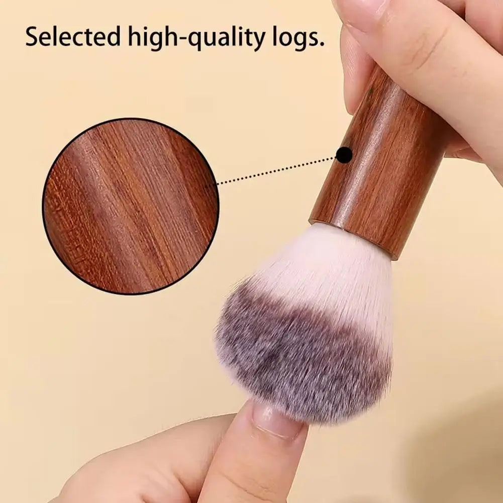 1pc Big Makeup Brushes Powder Cosmetic Brush Face Blush Contour Brush Kabuki Nail Brush Makeup Tools With Bag Sculpting Peaceful Pleasures Health and Wellness