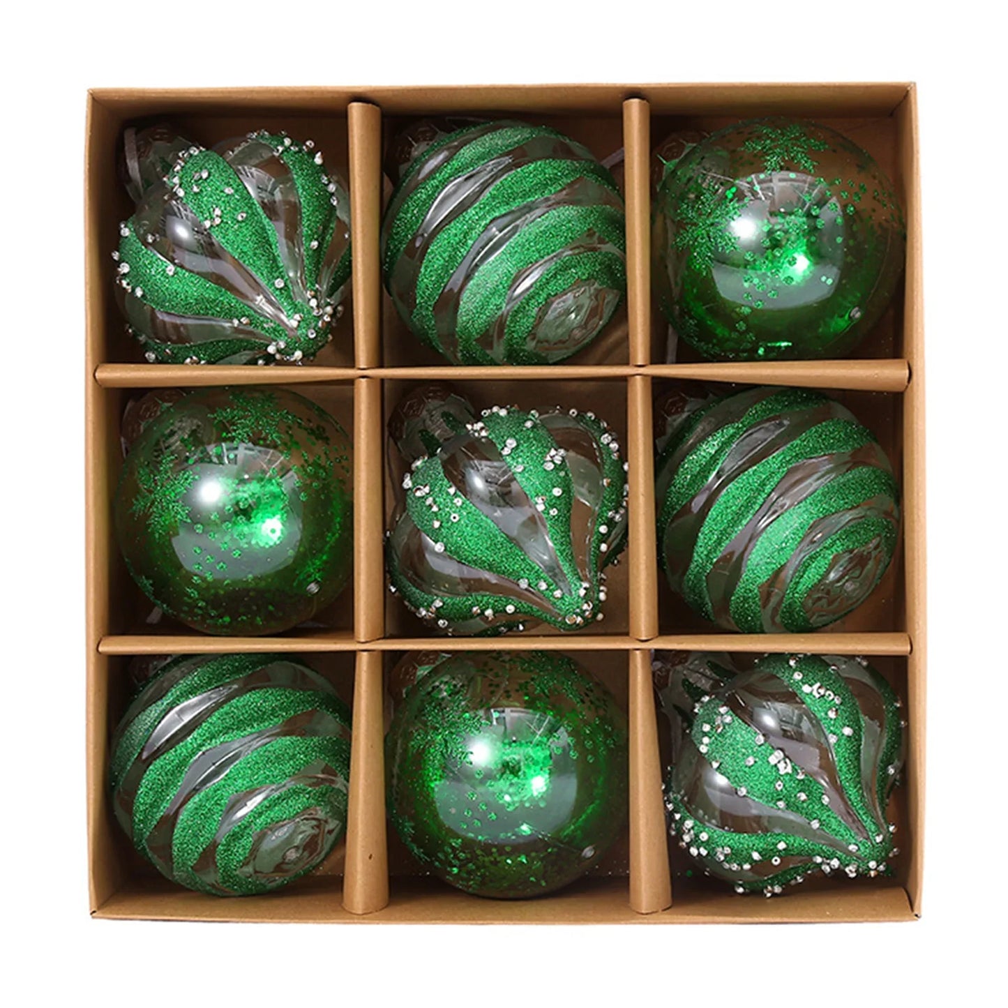Christmas Ball Ornaments Set | Xmas Tree Hanging Pendants