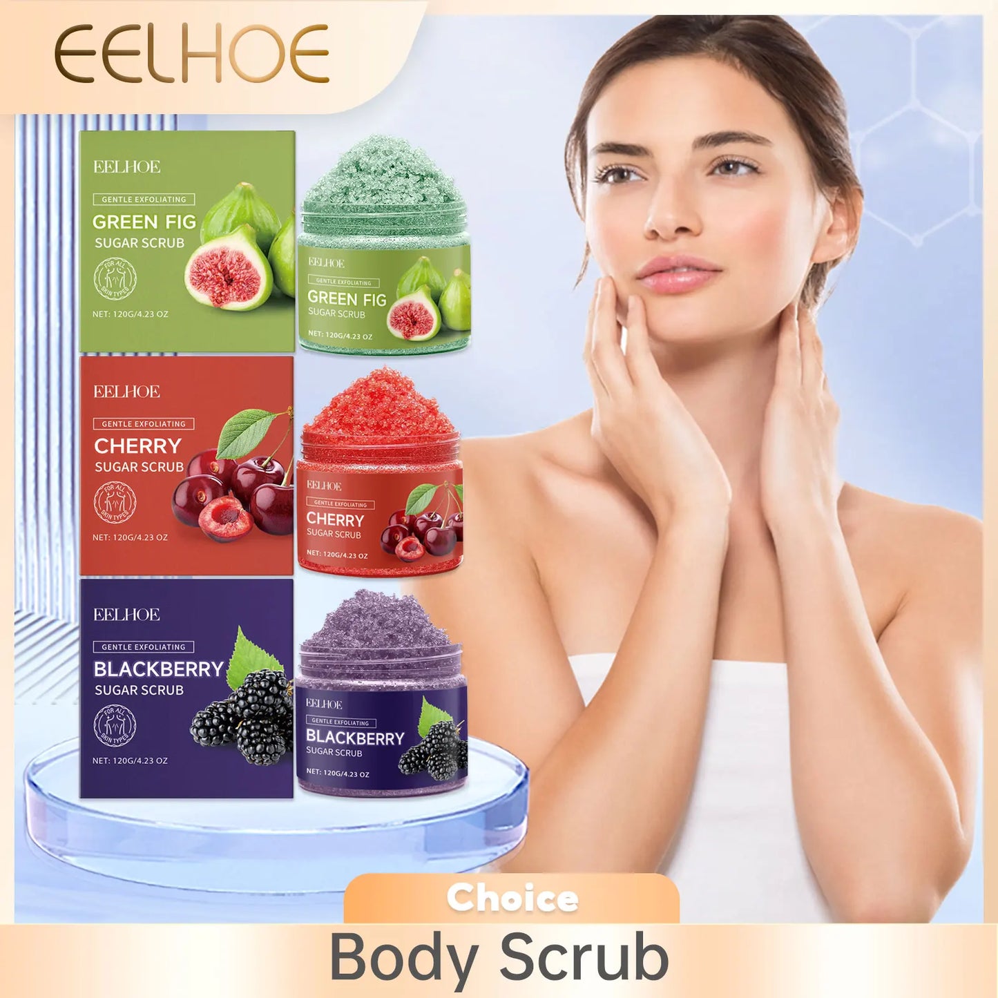 EELHOE Body Scrub – Exfoliating, Brightening & Moisturizing