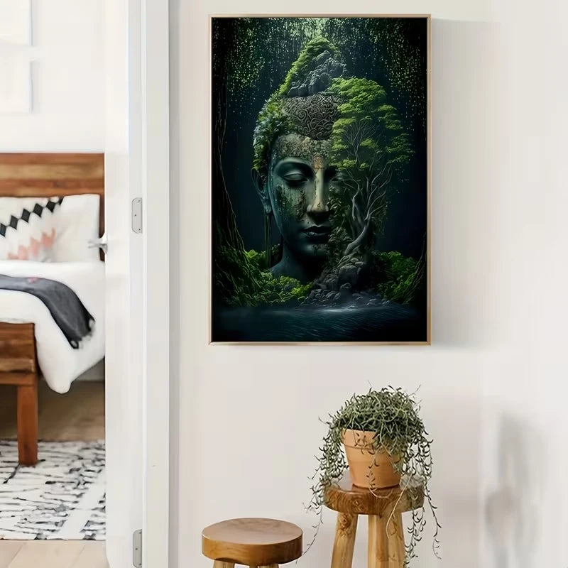 Modern Buddhism Canvas Wall Art Print | Zen Home Decor