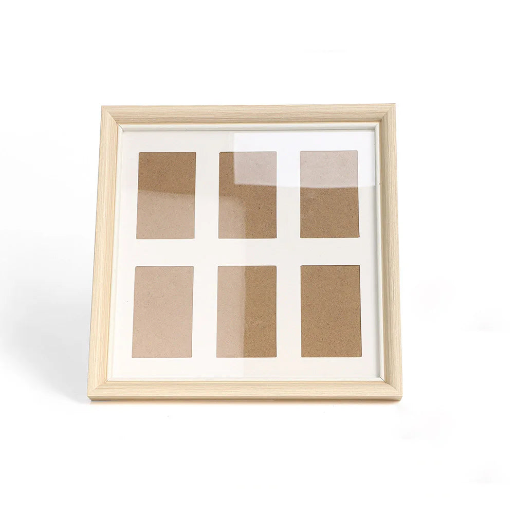 3 "/6"/SQ/wide photo frame solid wood table photo wall-mounted printer photo frame table photo frame Peaceful Pleasures Health and Wellness 3Inch