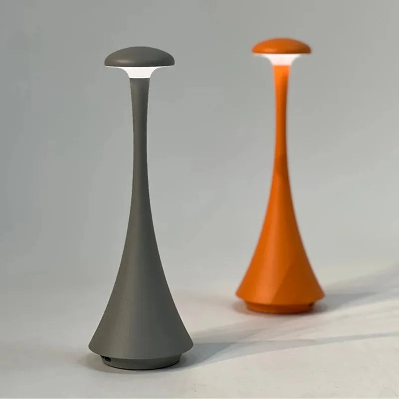 New Arrival Mushroom Table Lamp Rechargeable Wireless touch Lamp Creative Lamp USB-C Desk Lamp Hotel Bedroom Atmosphere Light Peaceful Pleasures Health and Wellness