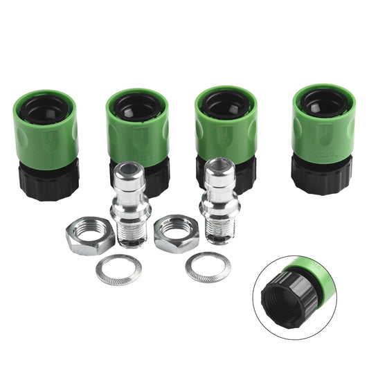 Lawn Mower Deck Wash Adapter Quick Connect Attachment Ensures Peaceful Pleasures Health and Wellness green 1