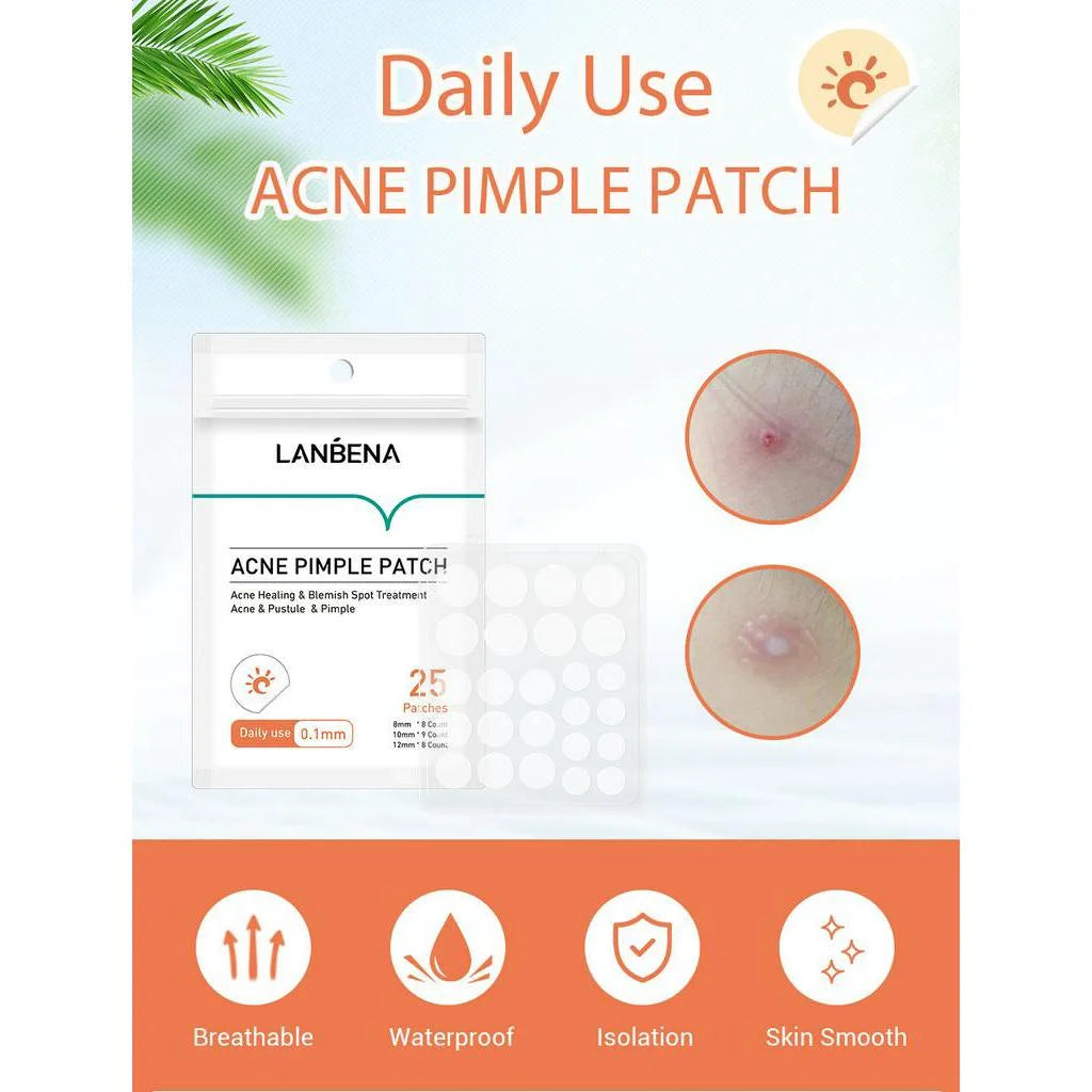 LANBENA Acne Pimple Patch Daily Use Invisible Acne Stickers Blemish Treatment Acne Concealer Makeup Peaceful Pleasures Health and Wellness