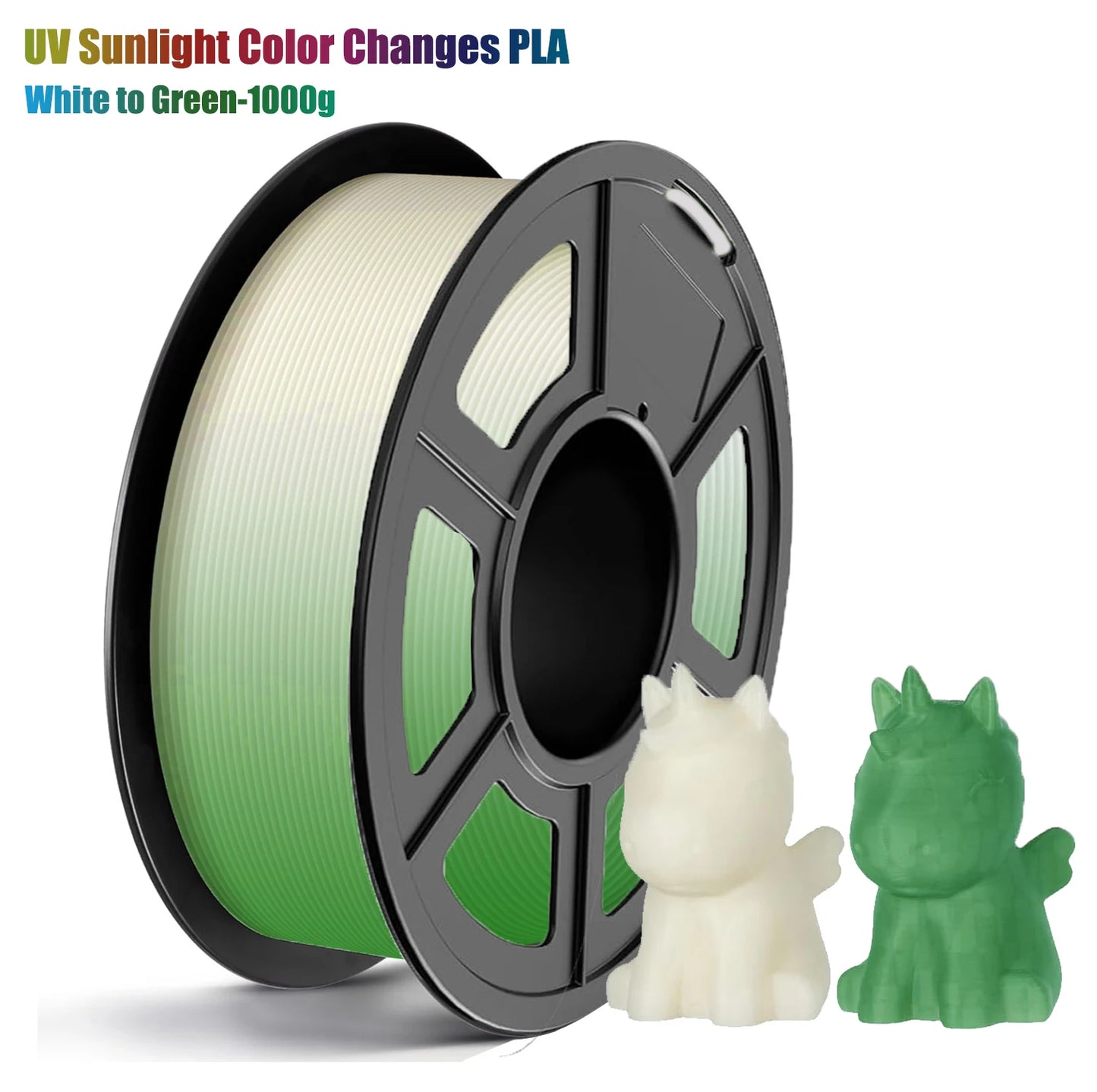 UV Color Changing PLA+ Filament 1.75mm 250g – DINGSUN 3D