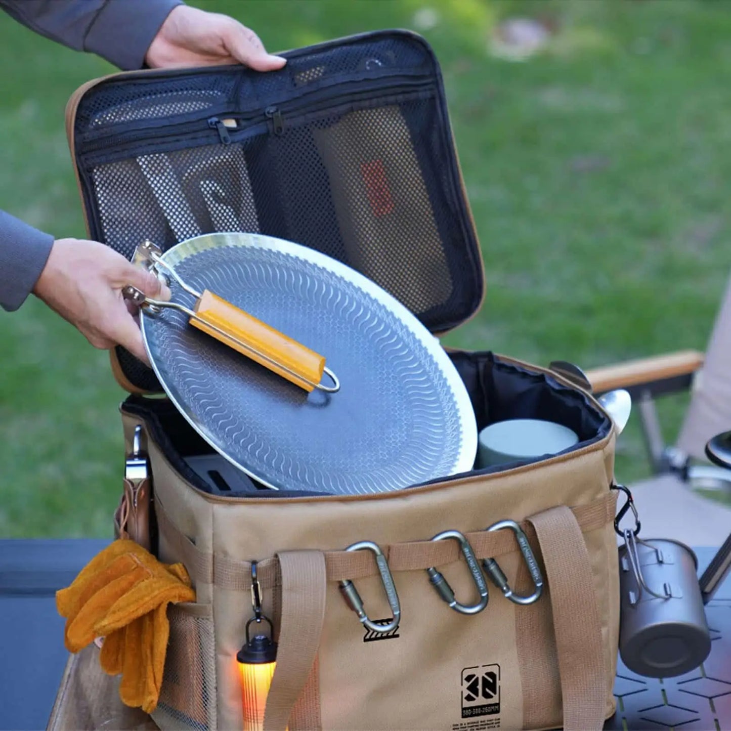 30L Foldable Camping Storage Bag | Waterproof Gear Organizer