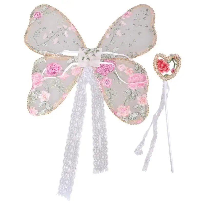 Kids Lace Angel Butterfly Wing Prop – Baby Photo Costume
