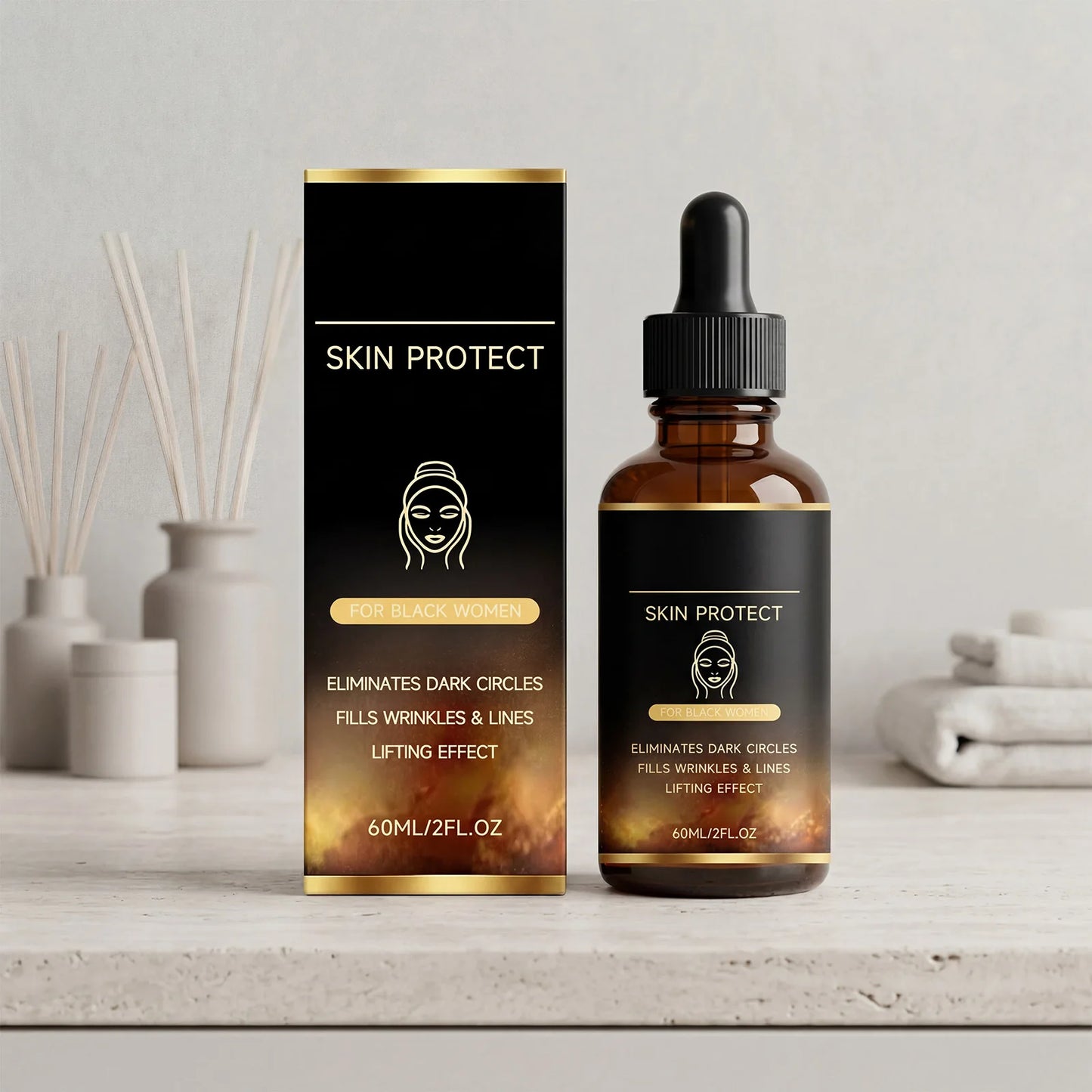 Facial Essence Deep Moisturizing Lifting Firming Skin Fade Fine Lines Dark Spot Remover Shrink Pores Relieve Dryness Skin Care Peaceful Pleasures Health and Wellness