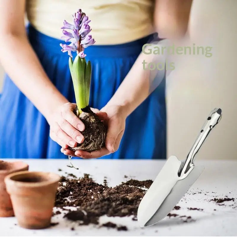 Mini Stainless Steel Garden Shovel | Portable Planting Spade