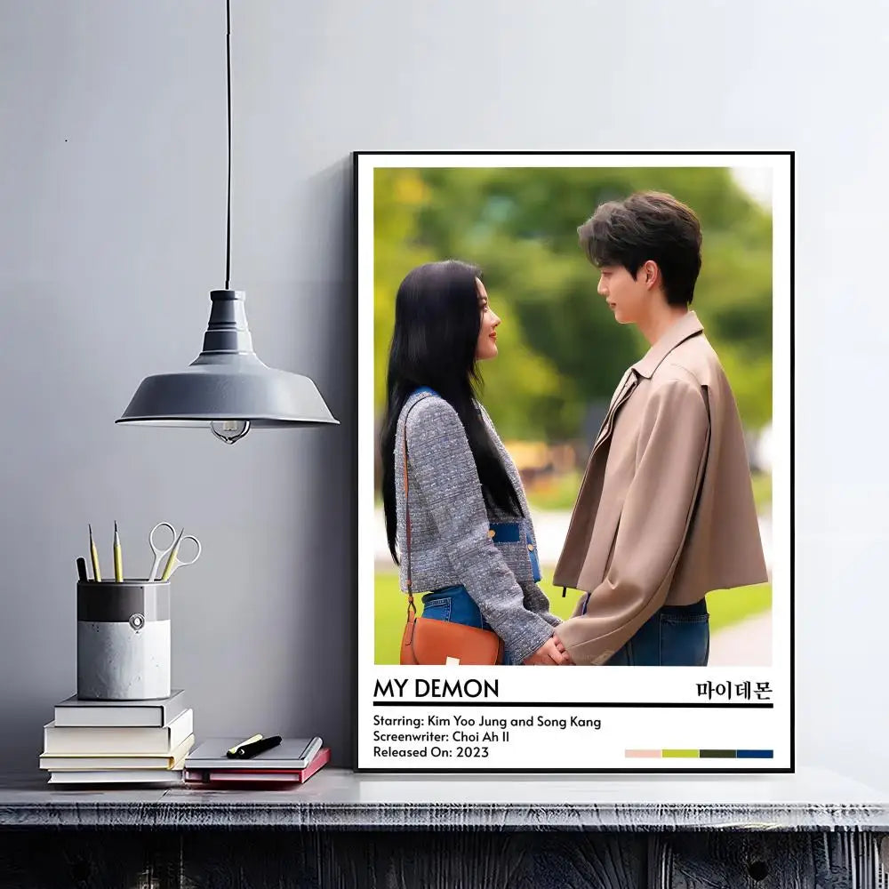 My Demon HD Wall Poster | Self-Adhesive Waterproof PVC Art Wall Art Poster Peaceful Pleasures Health and Wellness Black9 15X20cmNoframe