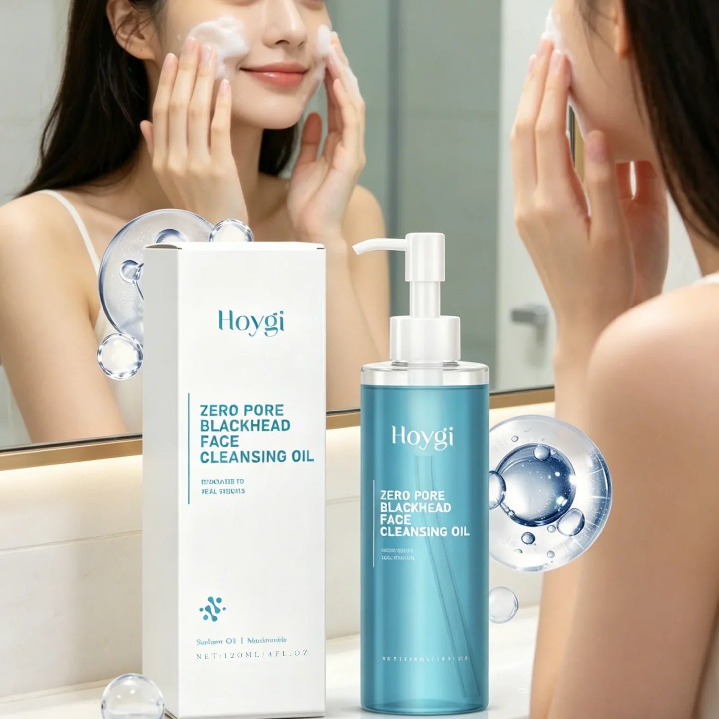 Hoygi Face Cleansing Oil – Makeup Remover & Deep Cleanser 120ml