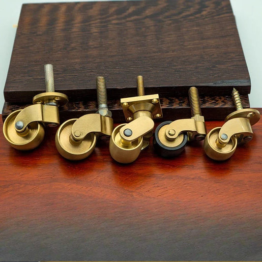 Brass Furniture Caster | Universal Piano & Sofa Wheel Roller Furniture Caster Wheel Oasis Select