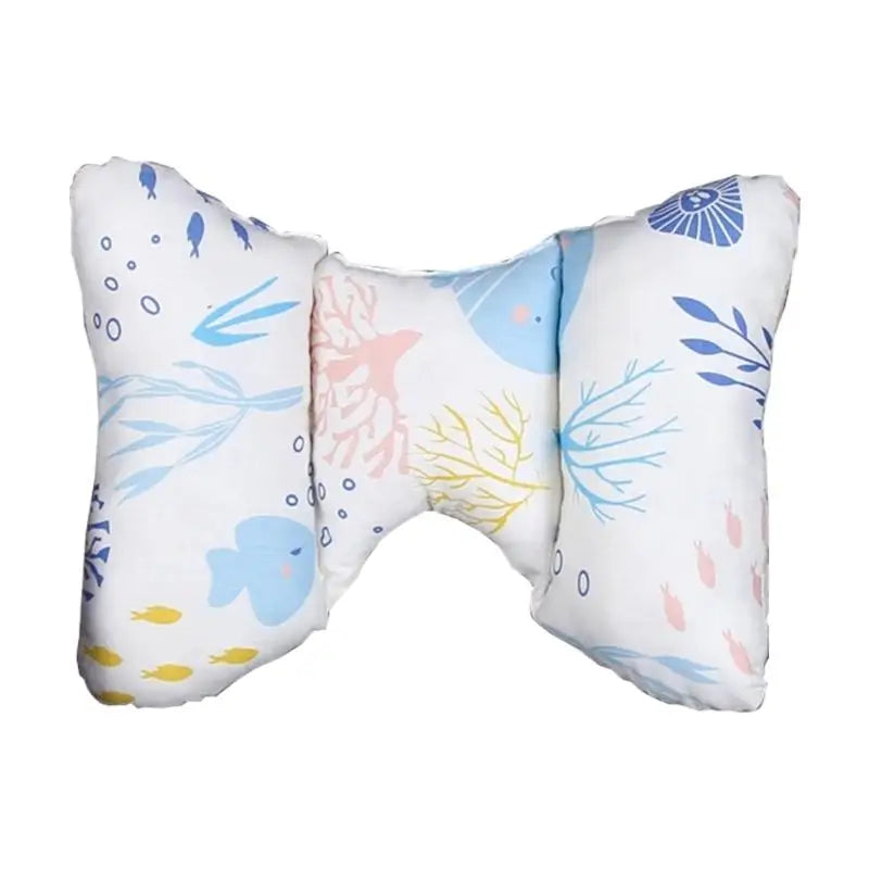 Infant Neck Support Pillow – Breathable Cotton Stroller & Car