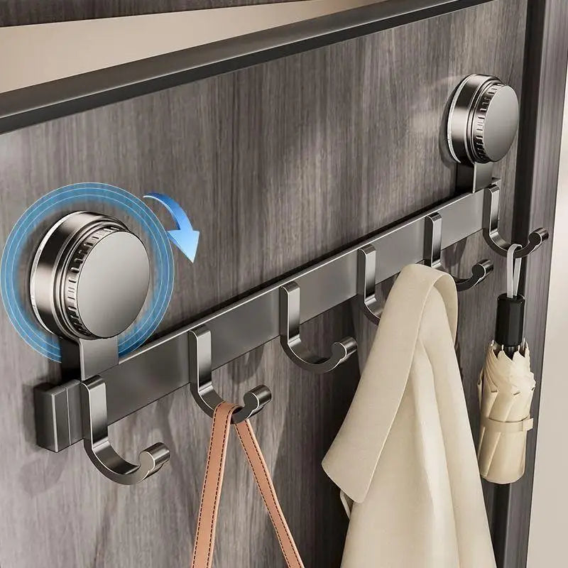 No-Drill Suction Cup Coat Hooks – Removable Wall Hangers