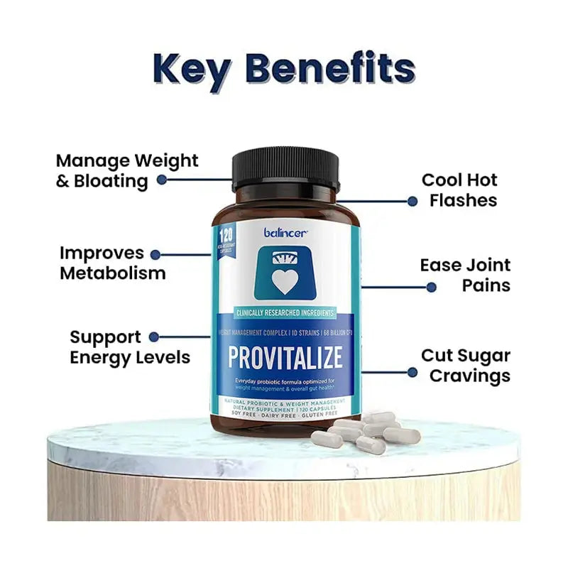 Provitalize Capsules for Weight Management & Gut Health Peaceful Pleasures Health and Wellness
