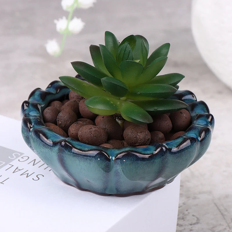 1 Piece 10*3.4cm Purple Sand Flower Pot With Holes Breathable Plant Home Decoration Ornaments Горшки Для Бонсай С Отверстиями Peaceful Pleasures Health and Wellness
