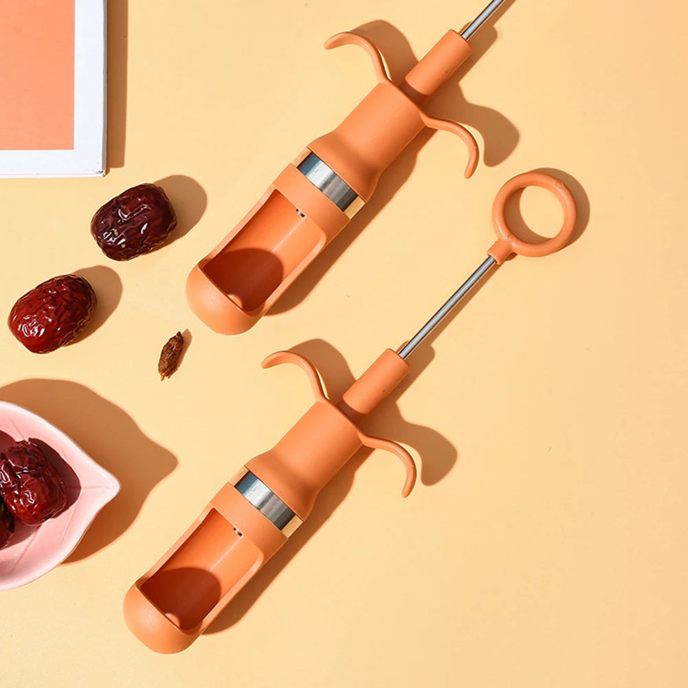 Cherry, Olive & Jujube Pitter – Stainless Steel Fruit Core Remover Tool (1, 2, or 5-Pack)