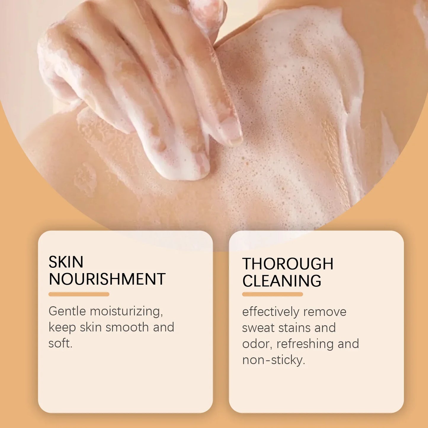 OceAura Persimmon Shower Gel – Odor Control & Brightening