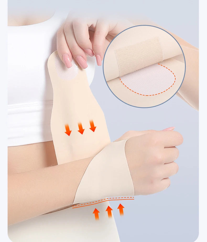 1Pc Elastic Wristband Anti-Sprain Wrist Brace Compression Tendon Sheath Wrist Joint Fixation Brace Support Gloves Palm Protector Peaceful Pleasures Health and Wellness