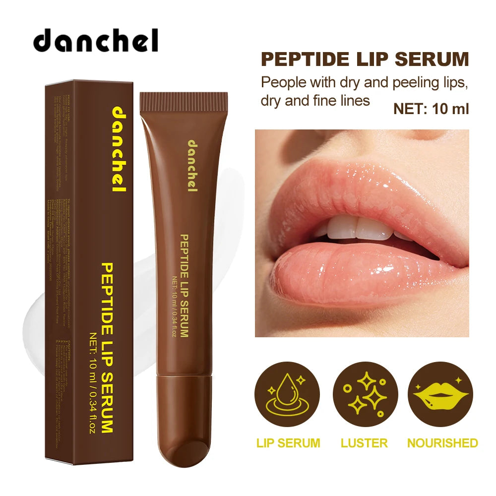 Caramel Banana Flavoured Peptide Lip Balm Instant Deep Hydration Smooth Fine Lines High Gloss Lip Finish Banana Peptide Lip Balm Peaceful Pleasures Health and Wellness