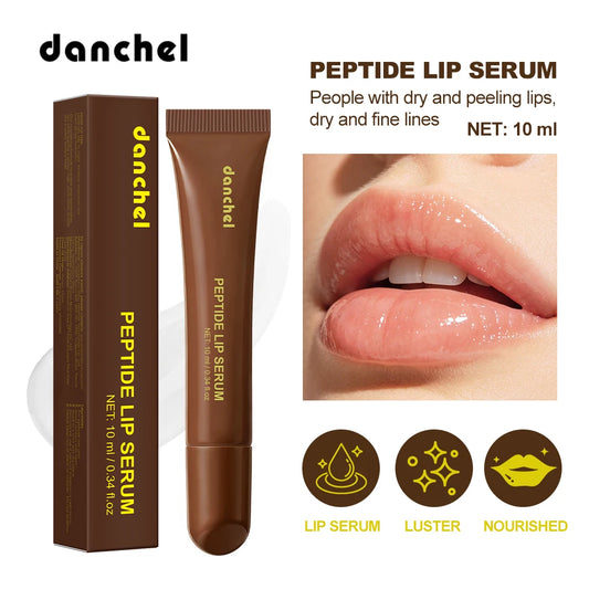 Caramel Banana Flavoured Peptide Lip Balm Instant Deep Hydration Smooth Fine Lines High Gloss Lip Finish Banana Peptide Lip Balm Peaceful Pleasures Health and Wellness