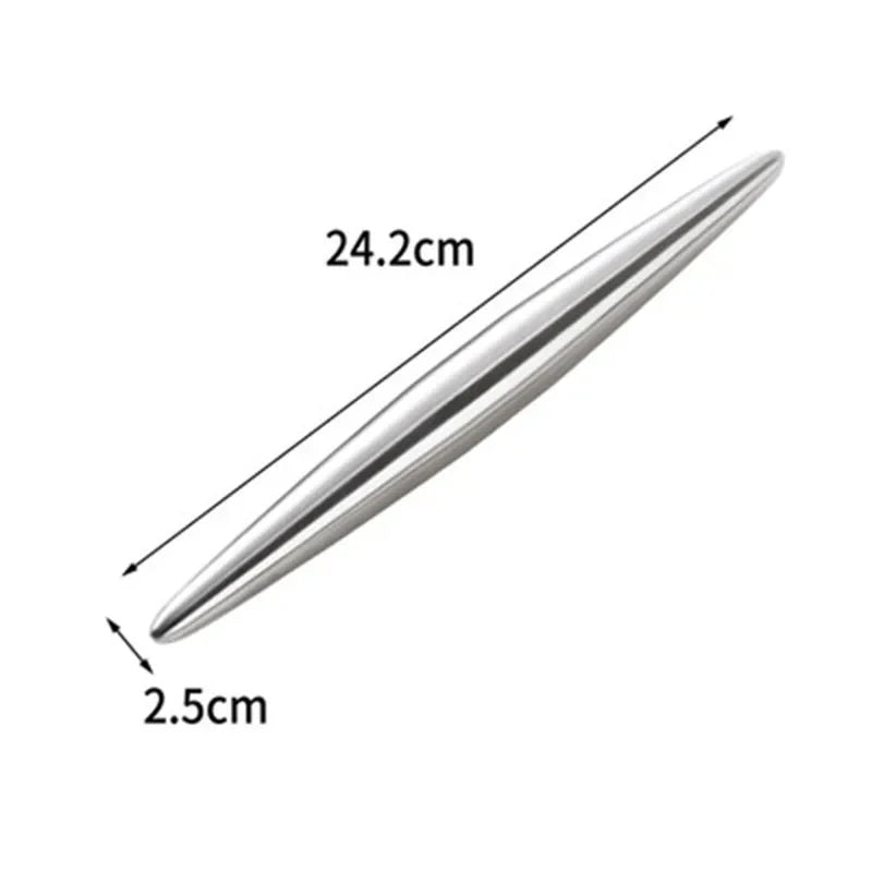Stainless Steel Non-Stick Rolling Pin | 3 Sizes – Pizza, Dough, Cookies & Dumplings