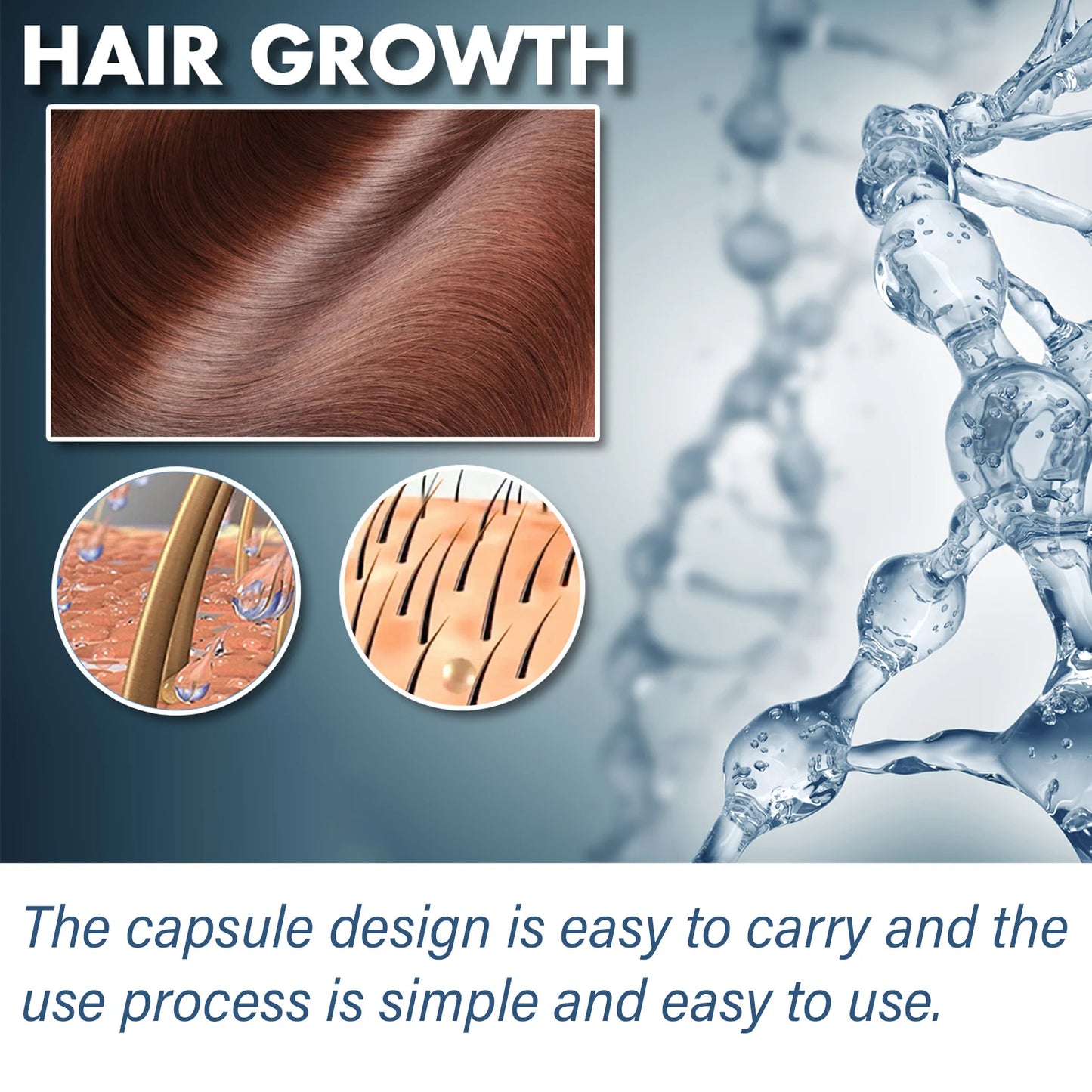 HOEGOA 30PCS Hair Regrowth Capsules Promotes Hair Growth Prevents Hair Loss Nourishes The Scalp Scalp Essential Oil Capsules Peaceful Pleasures Health and Wellness