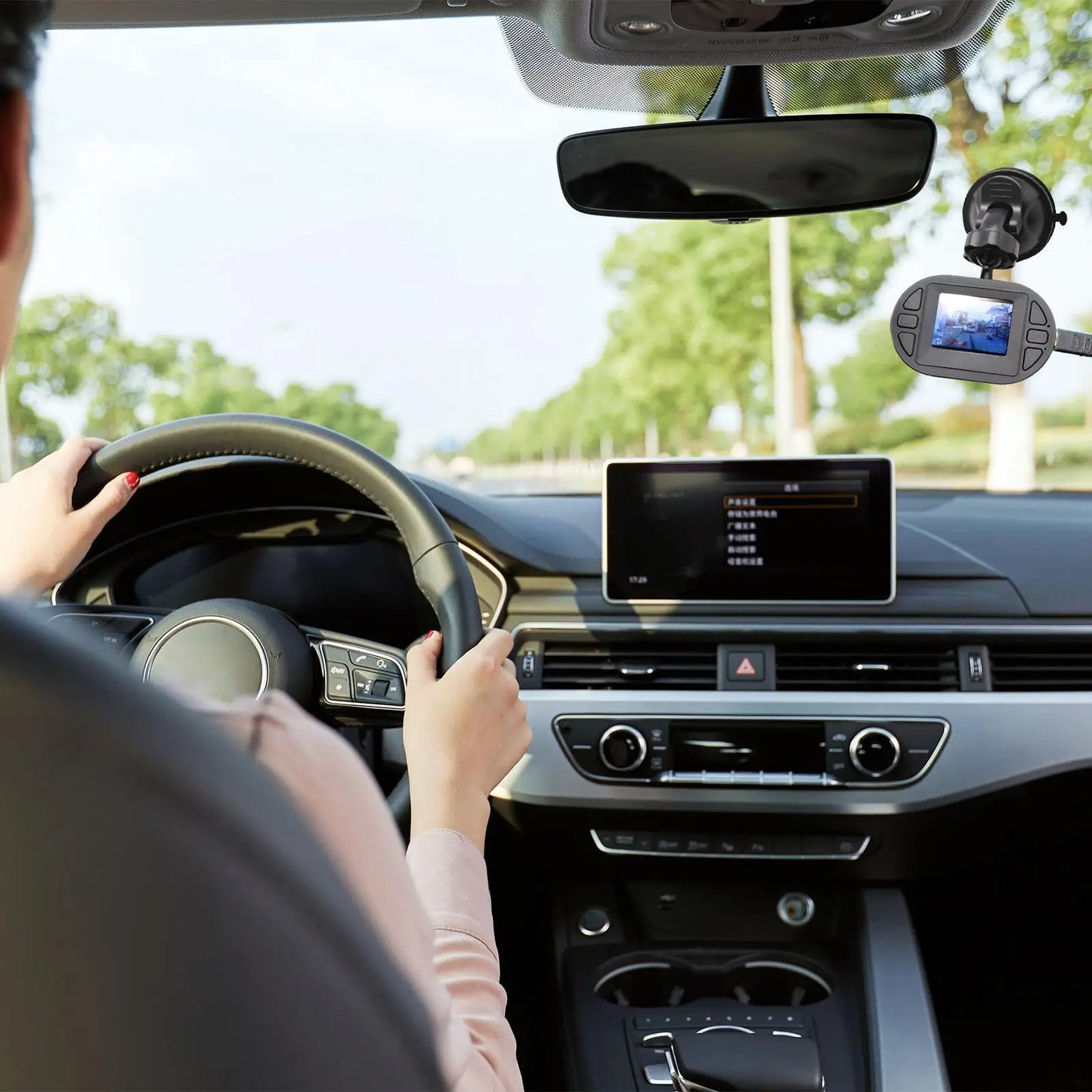 Dash Cam Suction Mount | 360° Rotation & 5 Adapters