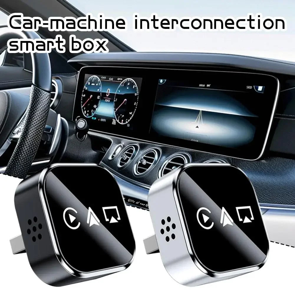 Wireless Carplay Android Auto Airplay Adapter 2025 New 3 in 1 AI Smart Mini Car Box Plug and Play Auto Connect WiFi Bluetooth Peaceful Pleasures Health and Wellness