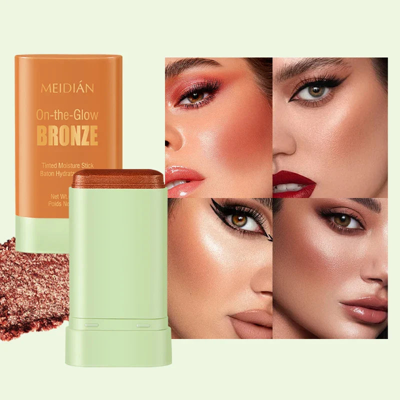 Waterproof Powder Blush Stick – Long-Lasting Vibrant Color