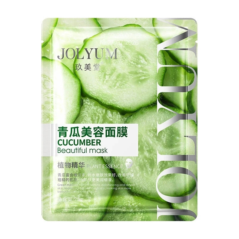 Fruit Face Sheet Mask 6pcs – Hydrating, Brightening & Anti-Aging