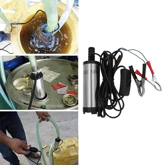 submersible oil suction pump Refueling Submersible Pump For Diesel Water Pump 12V 38mm For Car Motorbike Fuel Transfer Peaceful Pleasures Health and Wellness