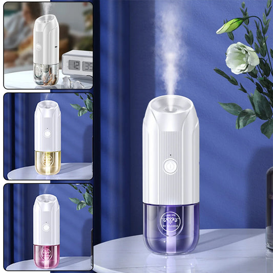 Mini Portable Aromatherapy Diffuser | 3 Modes, 80ml Rechargeable Aromatherapy Diffuser Oasis Select