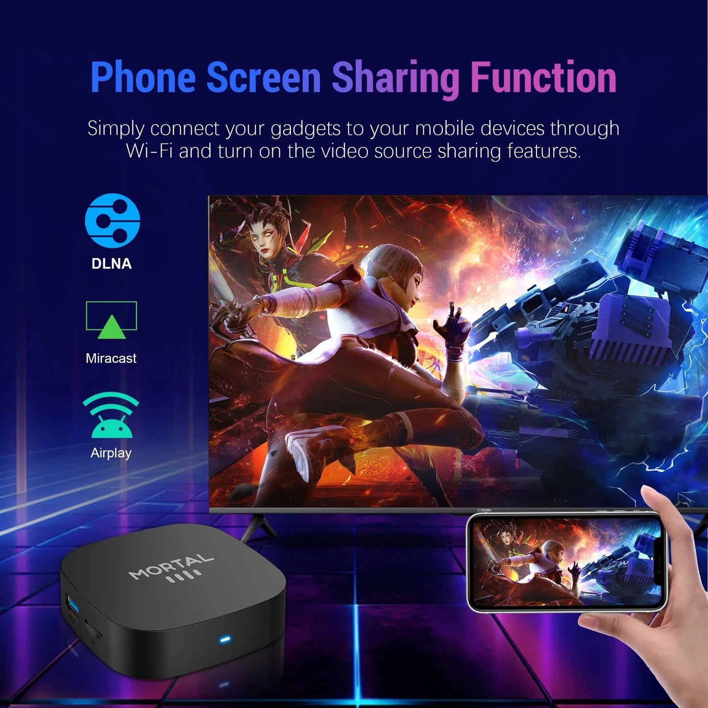 Android 14 TV Box 4K WiFi 6 BT 5.4 – 8GB RAM 128GB Storage