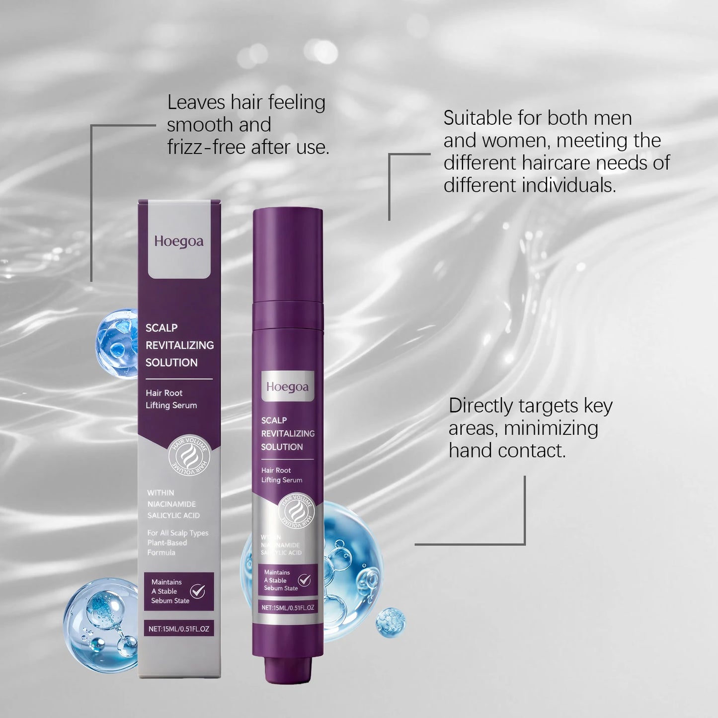 HOEGOA Scalp Repair Serum – Anti Hair Loss & Thickening Hair Growth Serum Peaceful Pleasures Health and Wellness