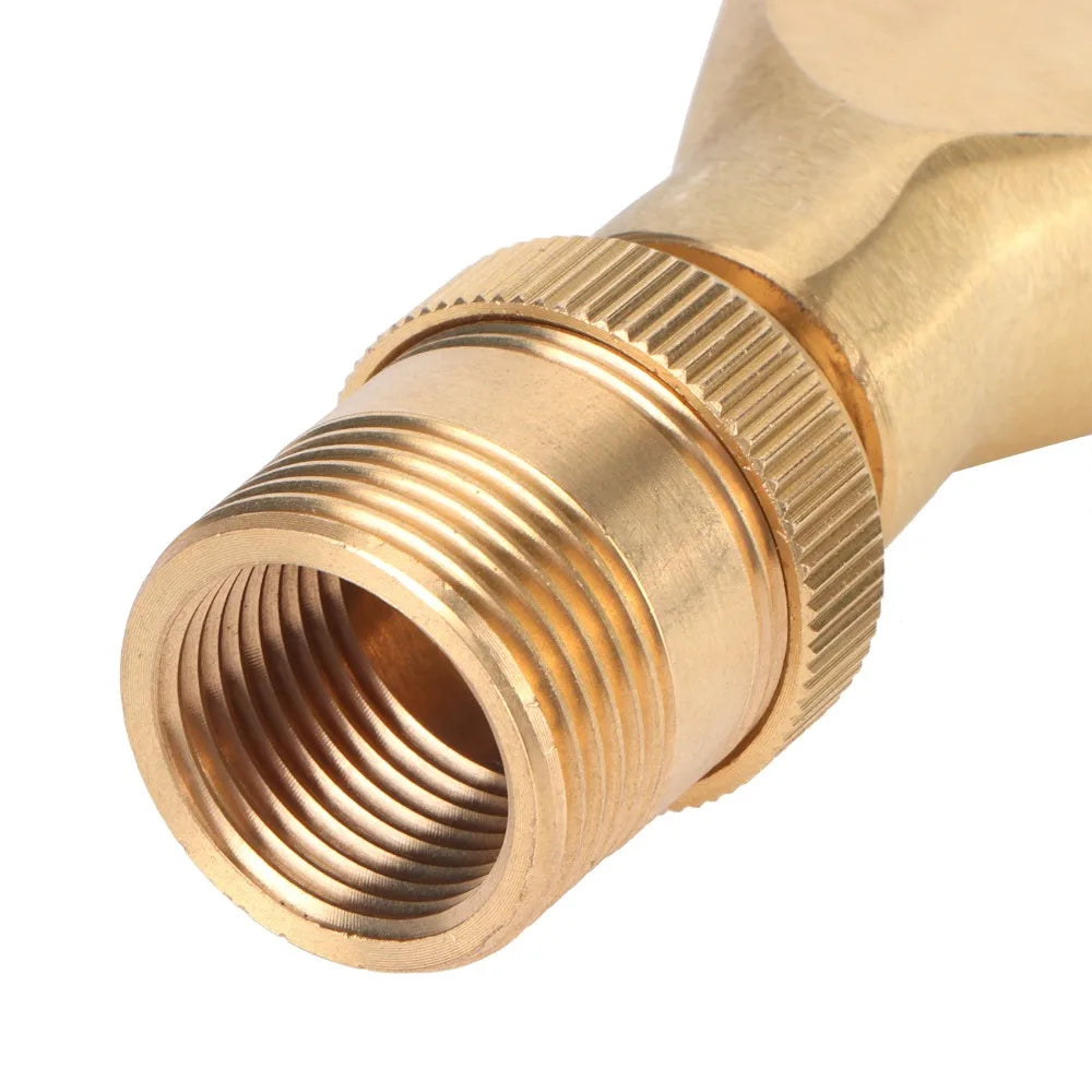 Brass Fan Fountain Nozzle | G1/2 Female to G3/4 Male Thread