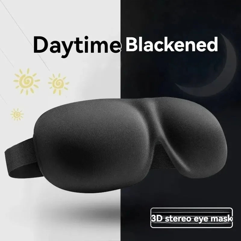 3D Contoured Blackout Sleep Eye Mask – Non-Marking & Soft