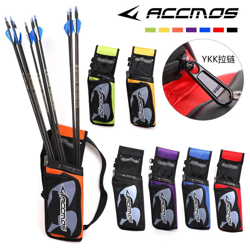Arrow Quiver Release Bag Adjustable Strap Bow Arrows Recurve Compound