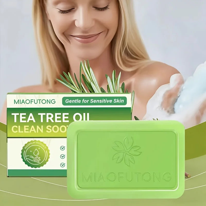 Tea Tree Essential Oil Handmade Soap – Face & Body Bar