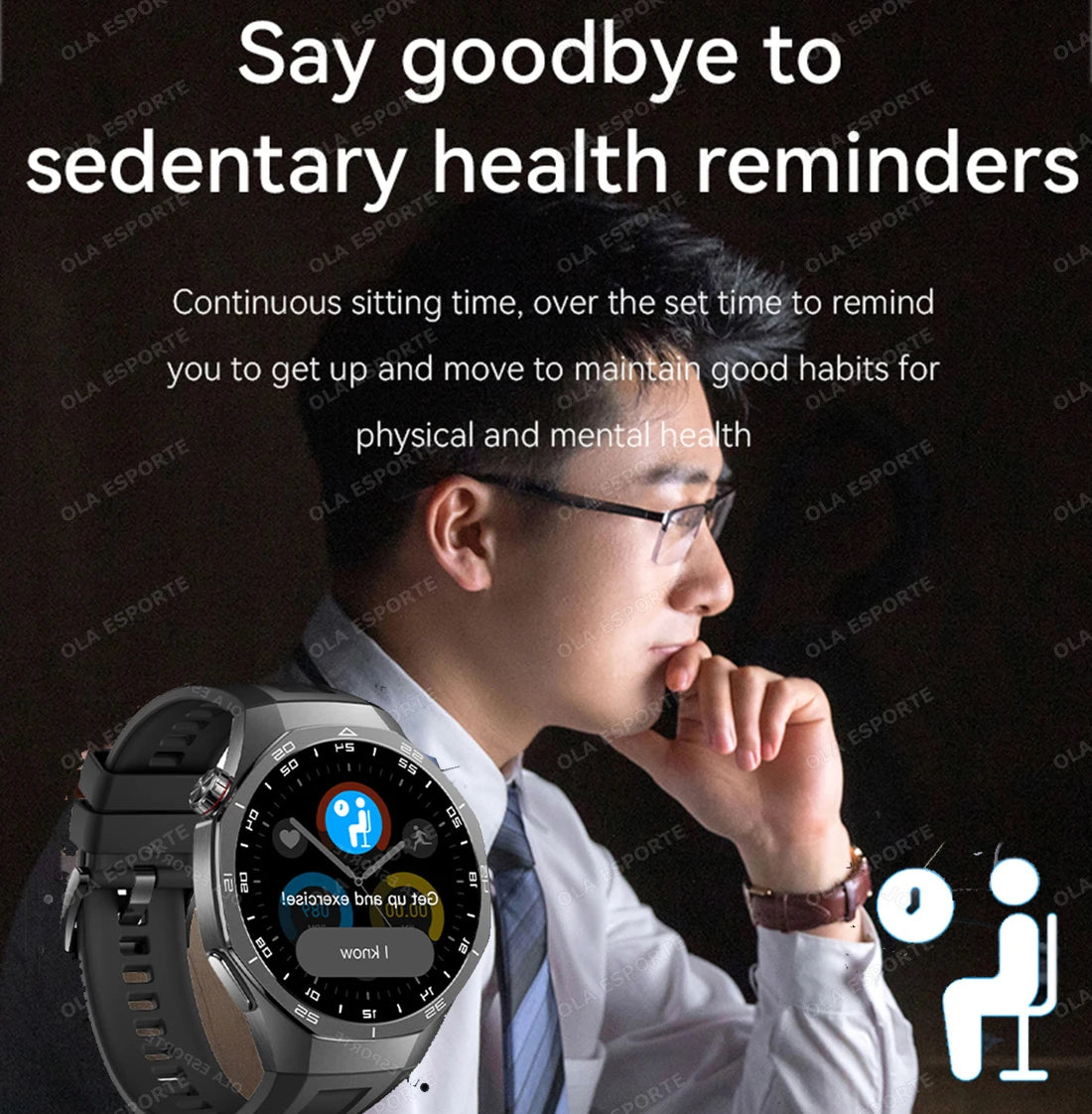 Ola Esporte Smart Watch – HD Display, Bluetooth Calling & Fitness