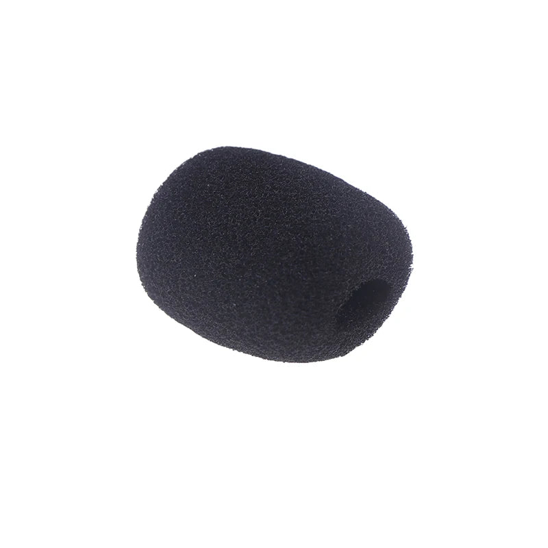10-Pack Mic Foam Windscreen Covers for Helmet Bluetooth Intercom