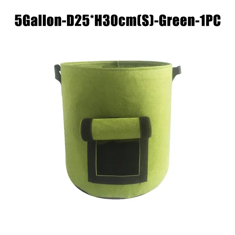5 & 10 Gallon Fabric Plant Grow Bags | Potato & Vegetable Pots