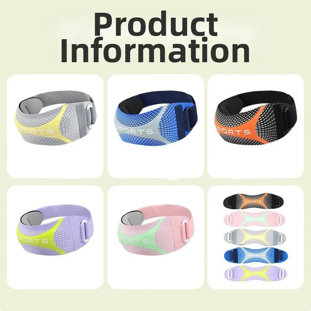 Shock Absorption Patella Belt Breathable Sweat-Wicking Knee Protection Strap Thickened Knee Protection Sport Knee Wrap Peaceful Pleasures Health and Wellness