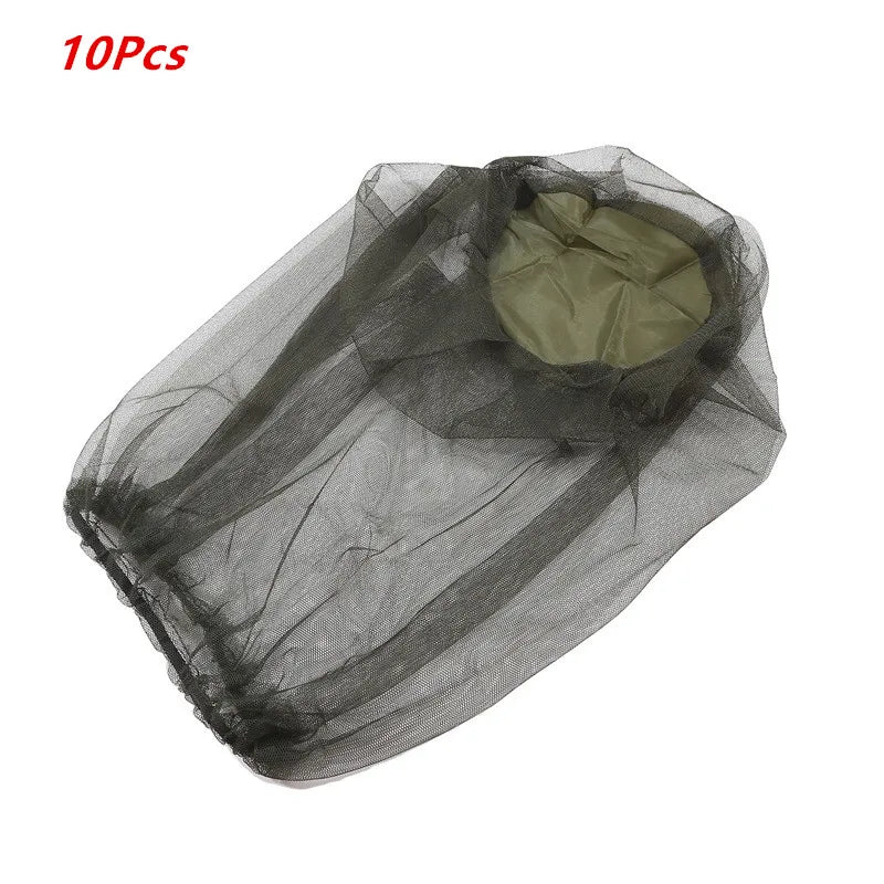Mosquito Head Net Face Protector | Fine Mesh Bug Screen Cap