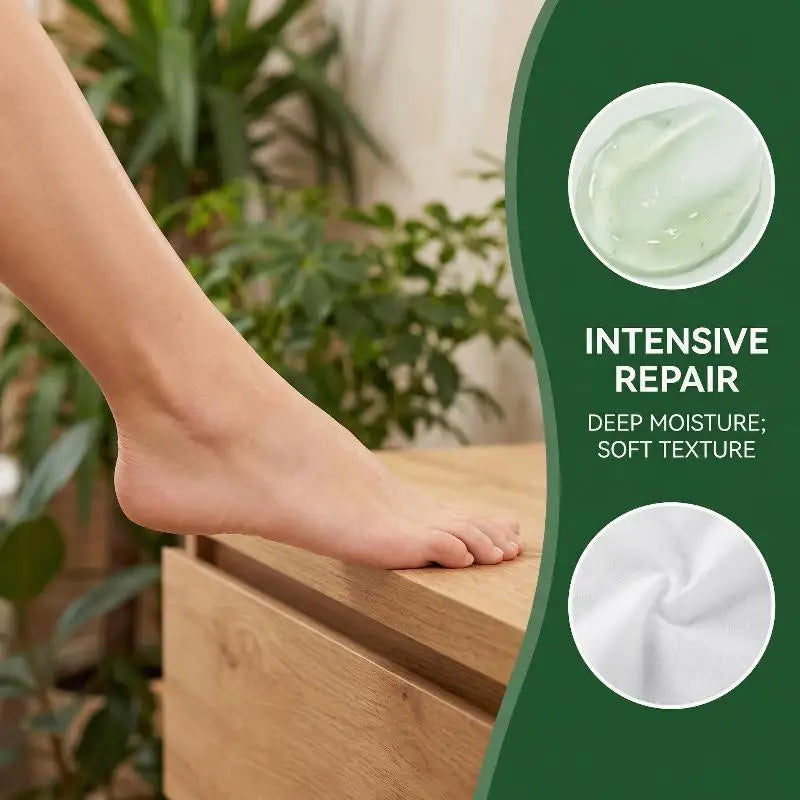 Exfoliating Foot Mask Anti Cracked Remove Dead Skin Heel Calluses Enhances Elasticity Moisturize Brighten Soften Feet Skin Care Peaceful Pleasures Health and Wellness Default Title