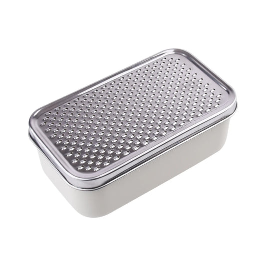 2-in-1 Box Grater & Vegetable Chopper with Container | Stainless Box Grater Set Peaceful Pleasures Health and Wellness 1pc
