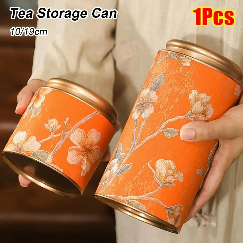 Airtight Tinplate Tea Storage Can – Food Grade Sealed Jar